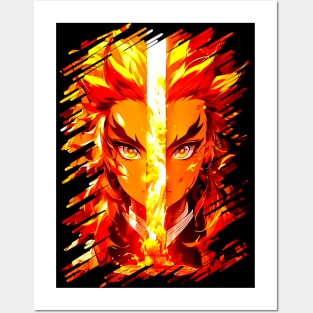 Rengoku Kyojuro Posters and Art